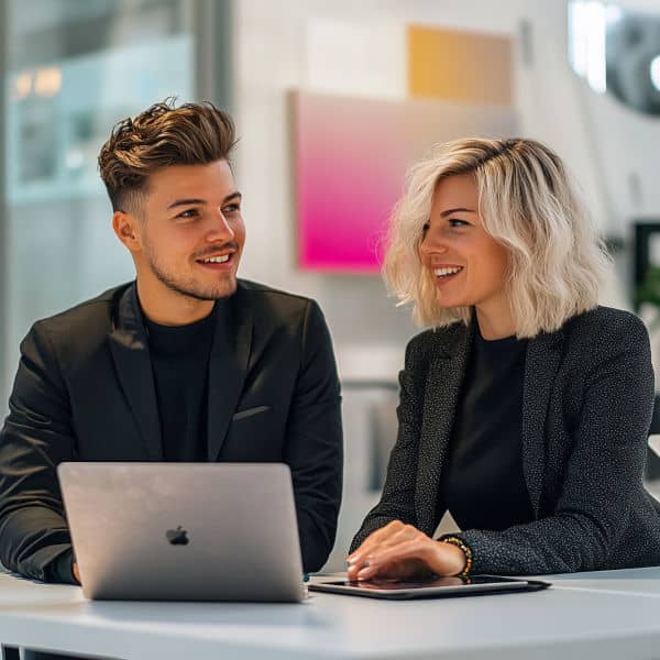 Digitales Onboarding einer neuen Mitarbeiterin